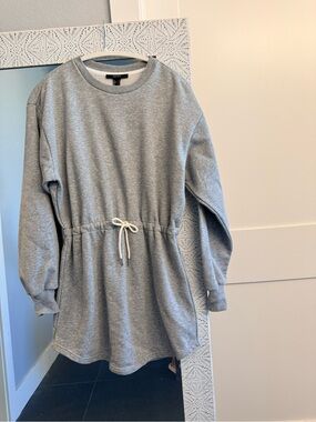 Forever 21 Heather Gray Crewneck Sweat Dress